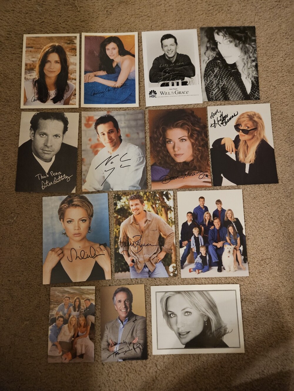 Celebrity Photo Lot - Pre Printed Autograph Collection